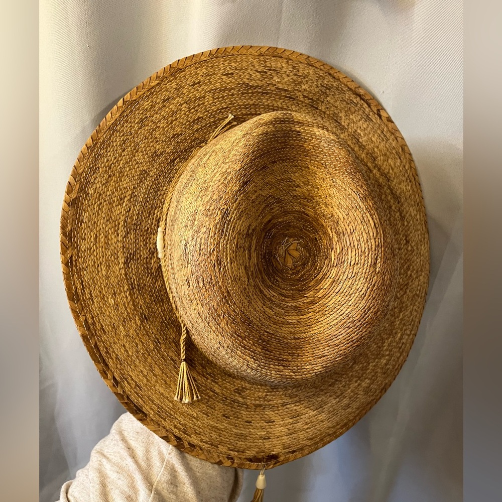 Sombrero Sahuayo Legitimo Straw Hat Size 56 Made in Mexico
